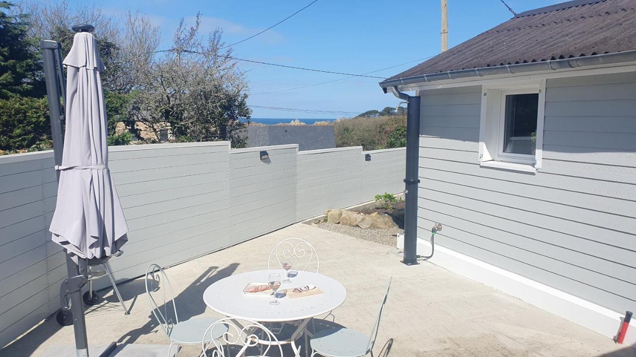 Ty Ker Embrun - Maison Vue Mer A 280M De La Plage Plougrescant Eksteriør bilde